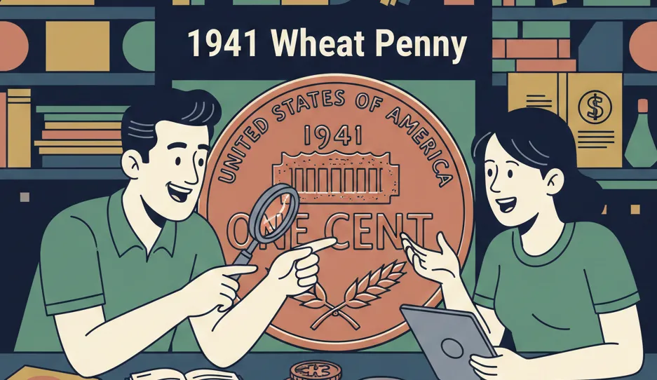 numismatists discuss the 1941 Wheat Penny details